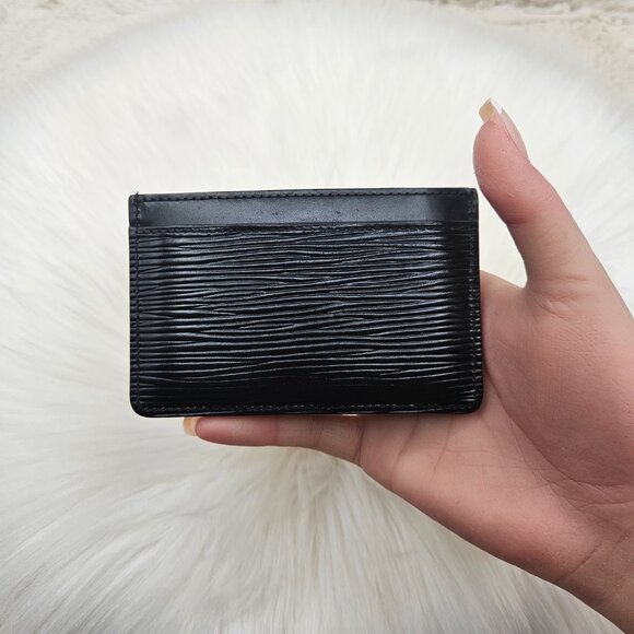 Louis Vuitton  Black Epi Compact Cardholder - Picture 5 of 13